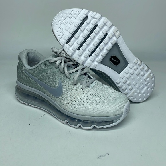 Nike Air Max 2017 Women's Shoes Pure Platinum Grey Silver White